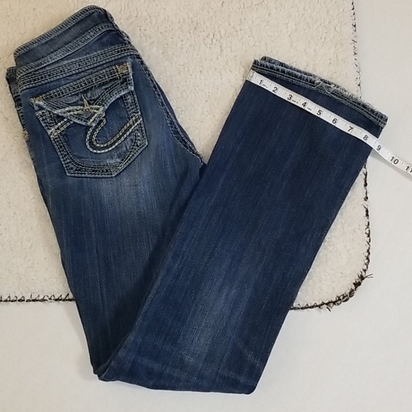 Silver Suki Surplus Jeans Sz 27 - Picture 3 of 11